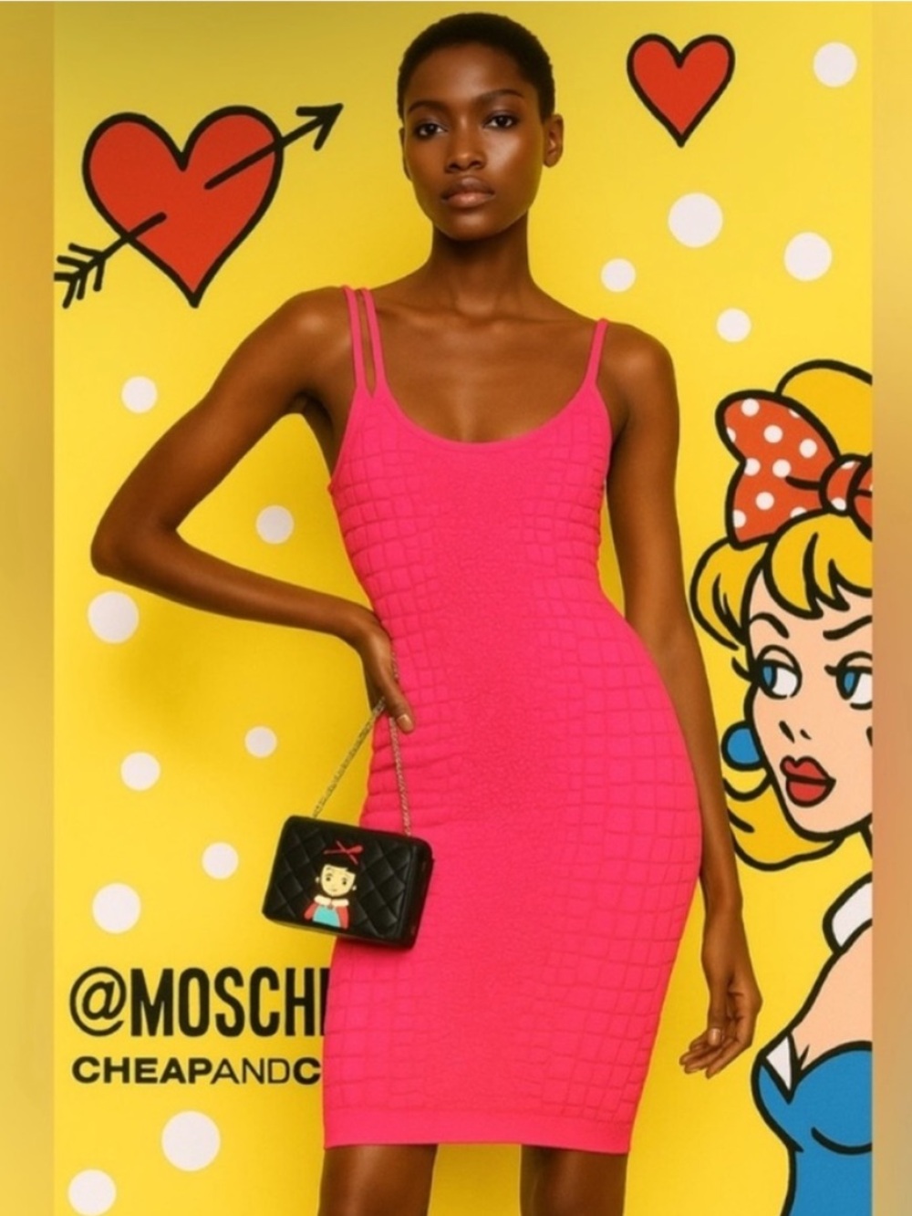 Moschino Cheap and Chic Pink Dress